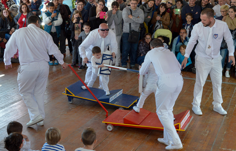 joutes sur chariots